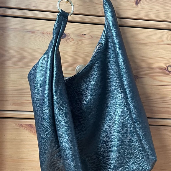 Hyer Goods Black Hobo Ring Bag - Picture 2 of 8